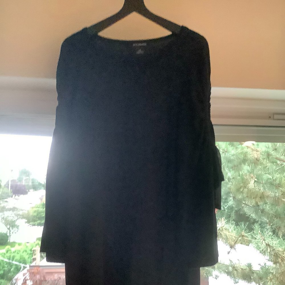 Club Monaco Black Merino Wool dress